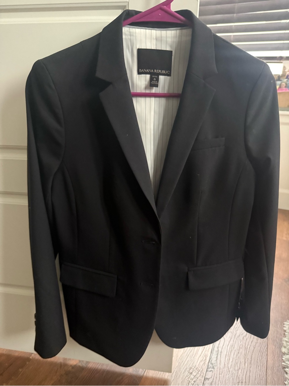 Banana Republic Black Women's Tailored Blazer 6 Petite